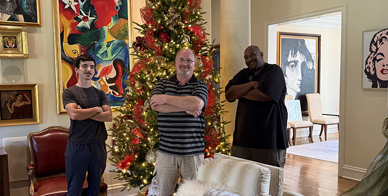 All The Right Moves team at a holiday gathering